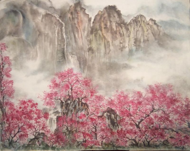 Red Blossoms & Mountain Mist — Lii Ying Chen